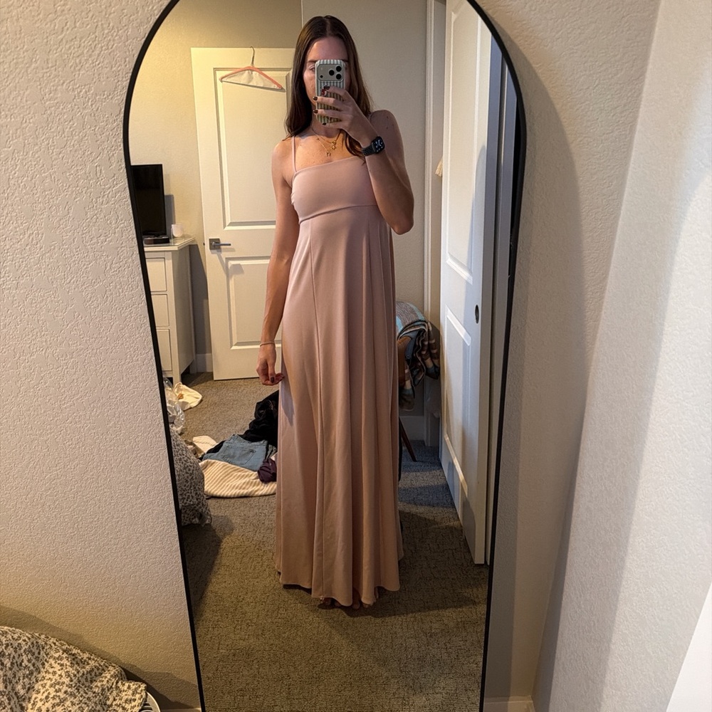 Show Me Your MuMu Soft Pink Maxi Dress